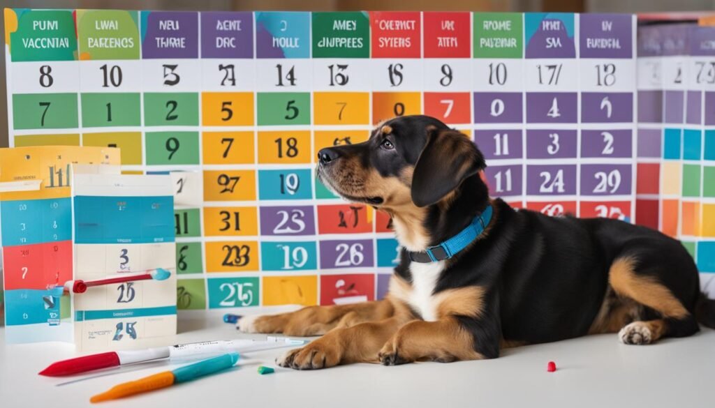 calendario de vacunación para perros