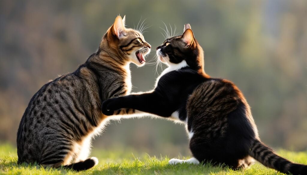 comportamiento agresivo en gatos