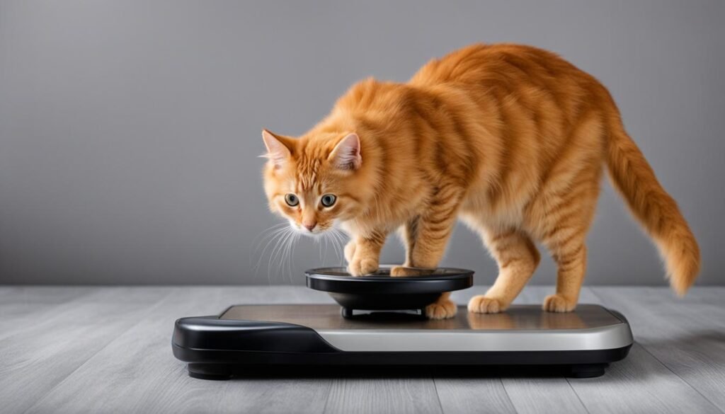 control de peso en gatos