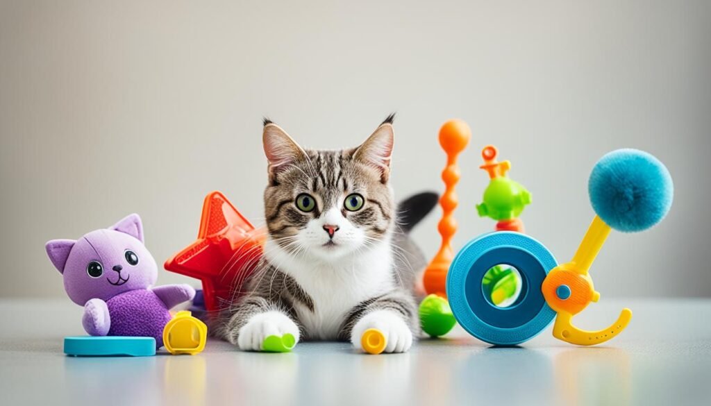 elección de juguetes seguros según etapa de vida del gato