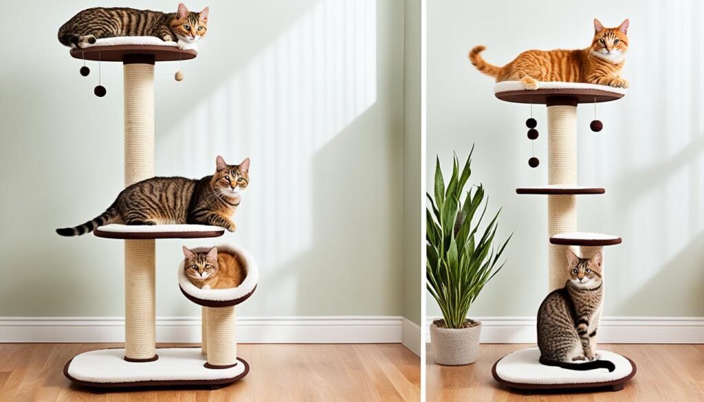 espacios verticales para gatos