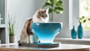 fuente de agua para gatos en casa
