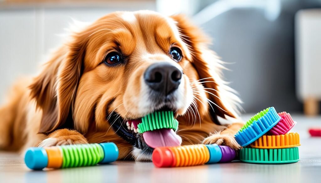 juguetes interactivos para la salud dental de los perros