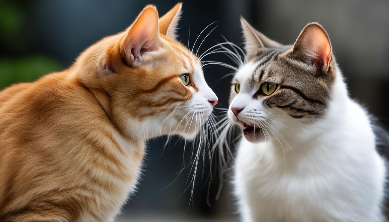 las señales de conflicto más comunes entre gatos