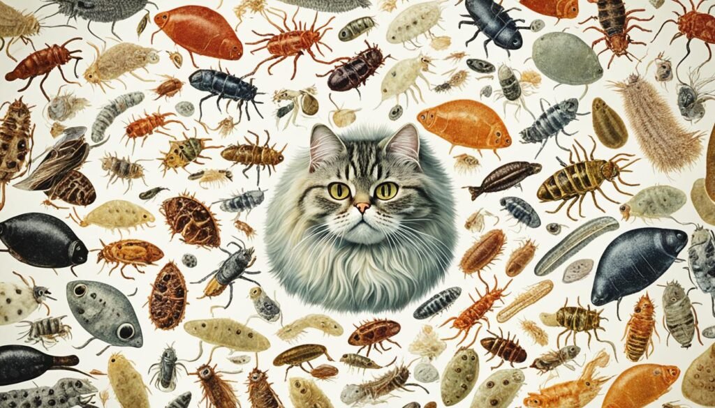 otros tipos de parásitos en gatos