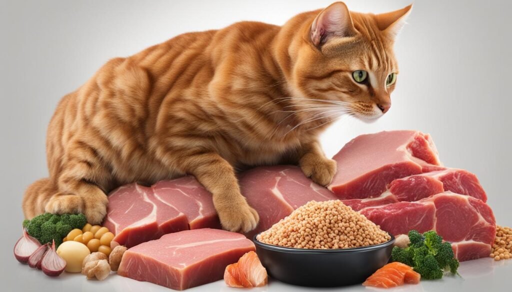 proteínas en la dieta felina