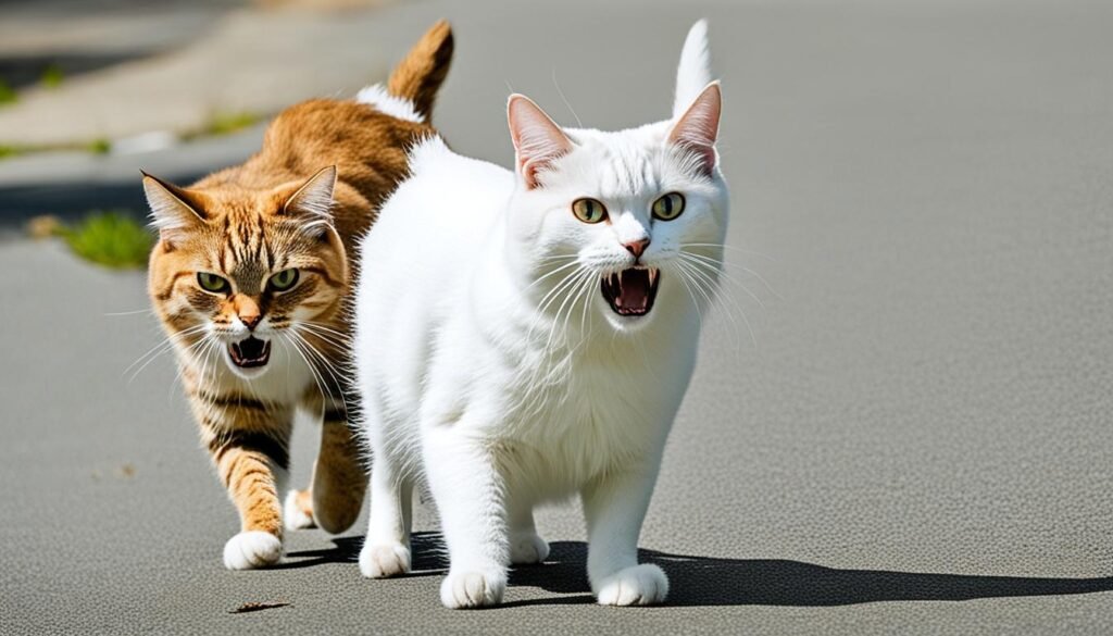 relación entre miedo y agresividad en gatos