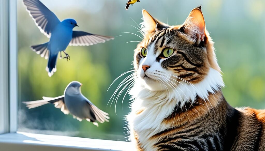 soluciones para problemas de convivencia entre gatos y aves