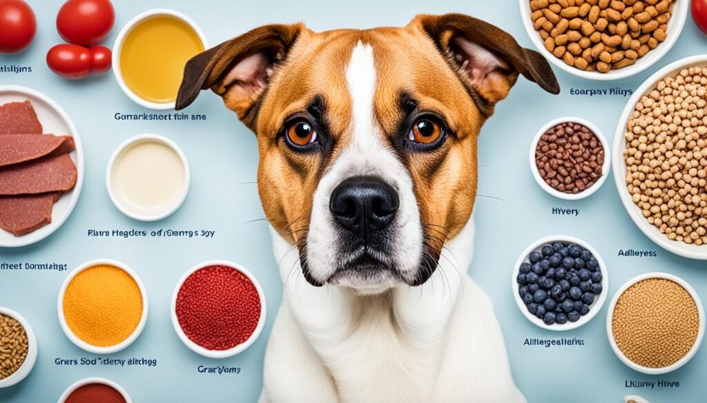 tipos de alergias alimentarias en perros