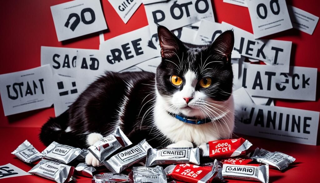 toxicidad del chocolate en gatos