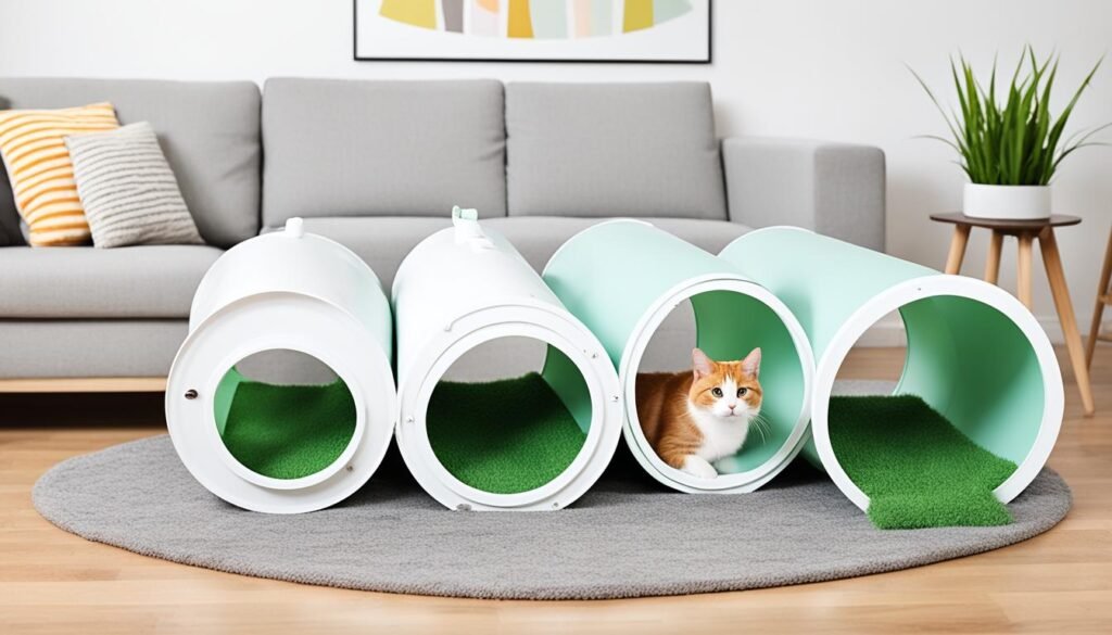 túneles para gatos