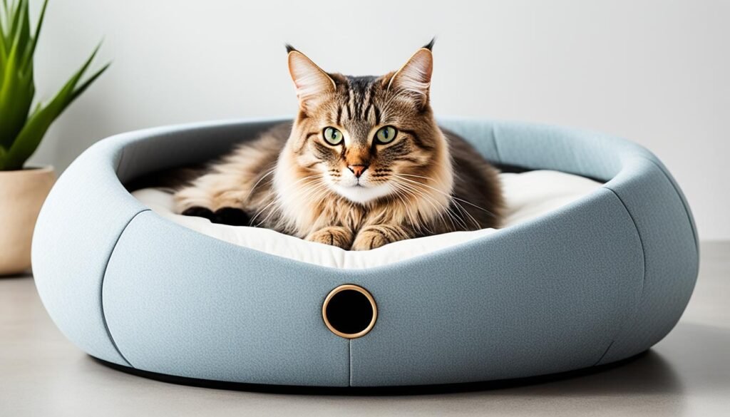 diseño de las camas modernas para felinos