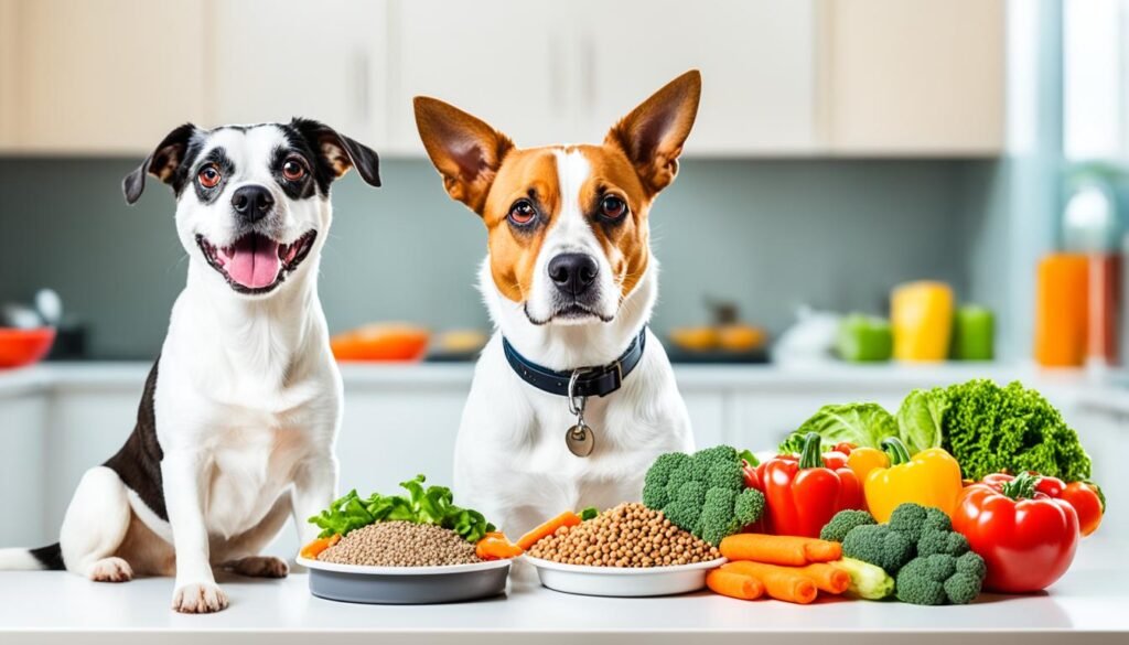 evaluación de comida para perros