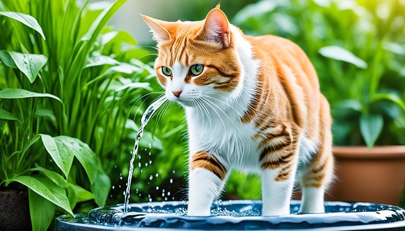 fuentes de agua gatos en comparación con los tazones estáticos