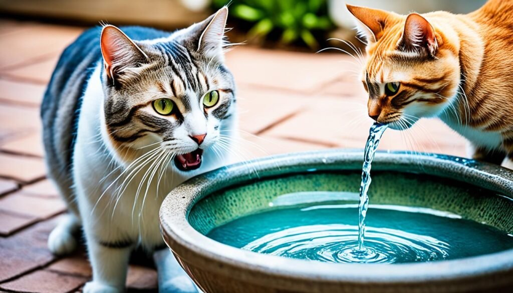 fuentes de agua para gatos