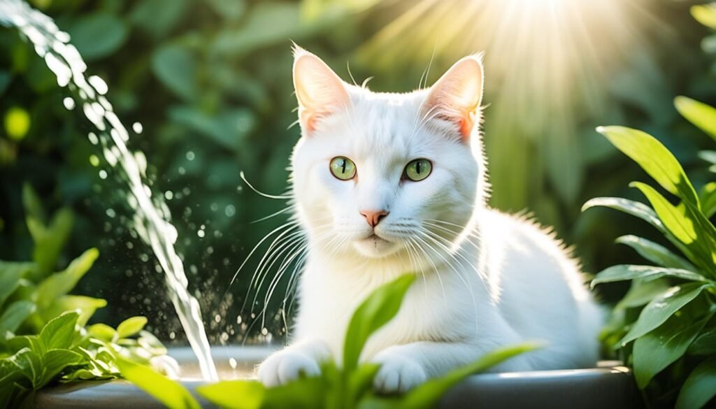 hidratación adecuada en gatos