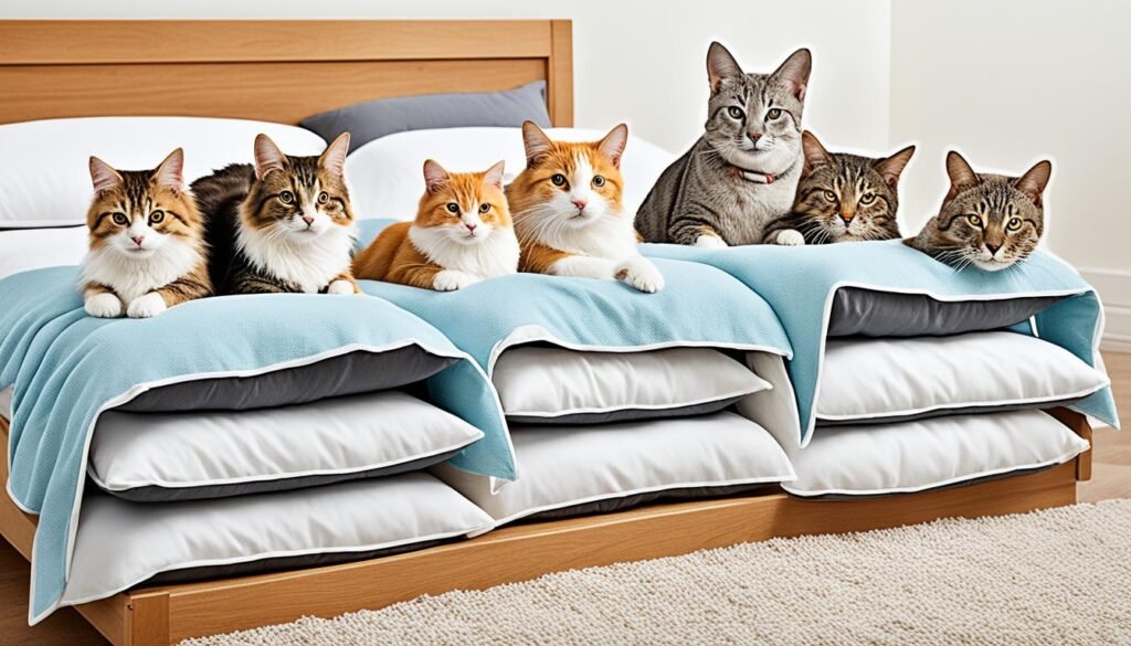influencia de las camas con bordes elevados en la convivencia con otros animales