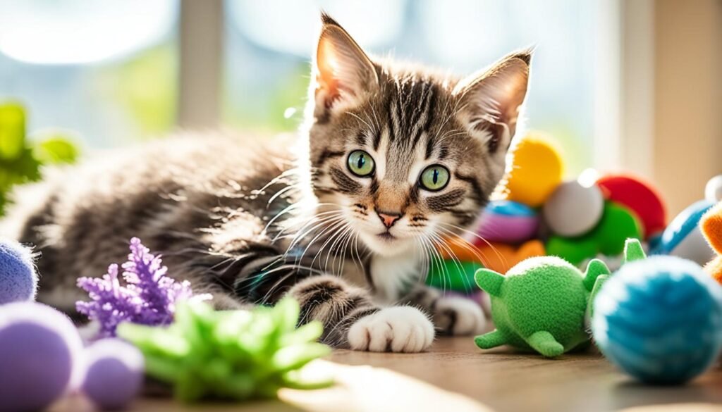juguetes con hierba gatera para gatos