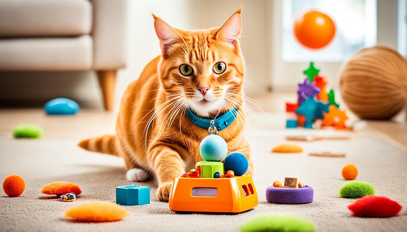 juguetes interactivos para gatos