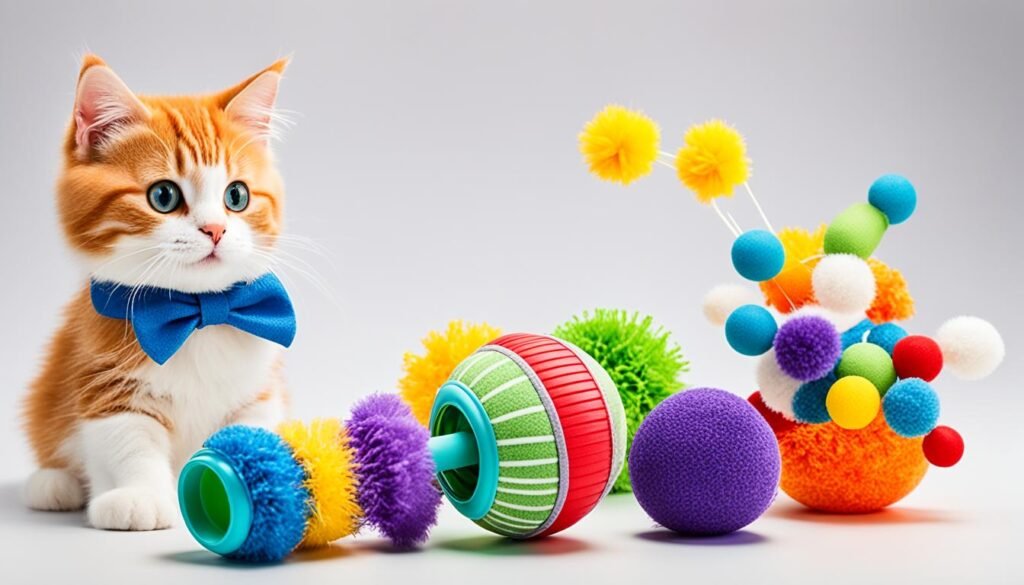 materiales seguros para juguetes de gatos