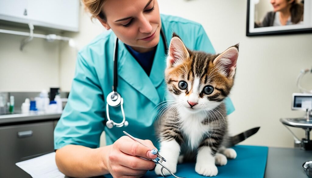 revisión veterinaria para nuevo gato