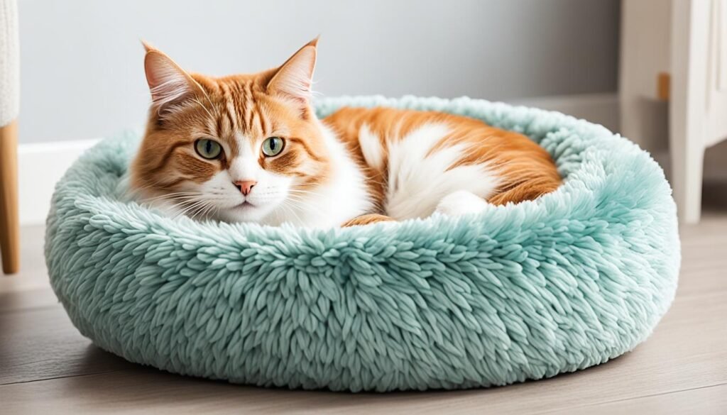 soporte cervical en camas para gatos
