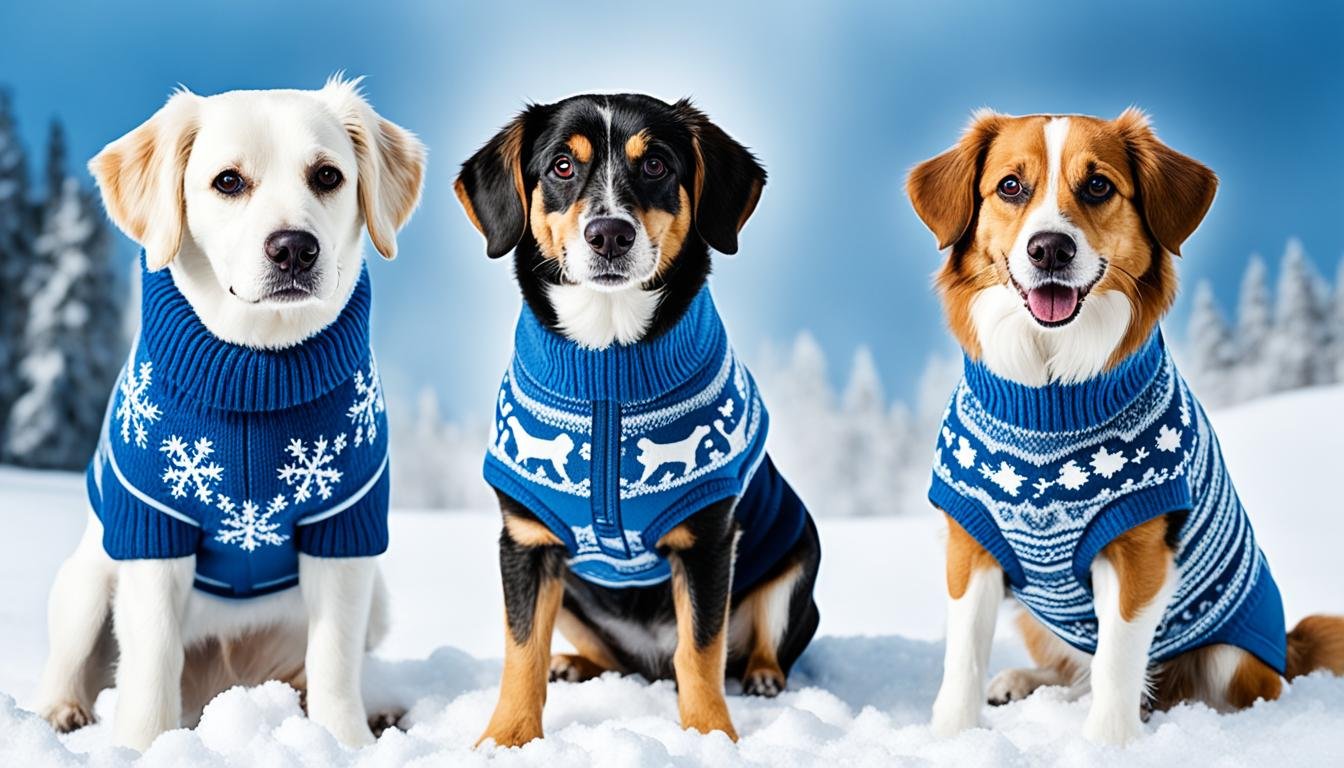 tipos de prendas de ropa para proteger a los perros del frío