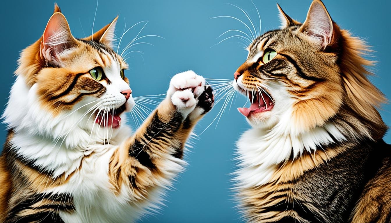 ¿Cómo se puede abordar la agresión territorial en los gatos?
