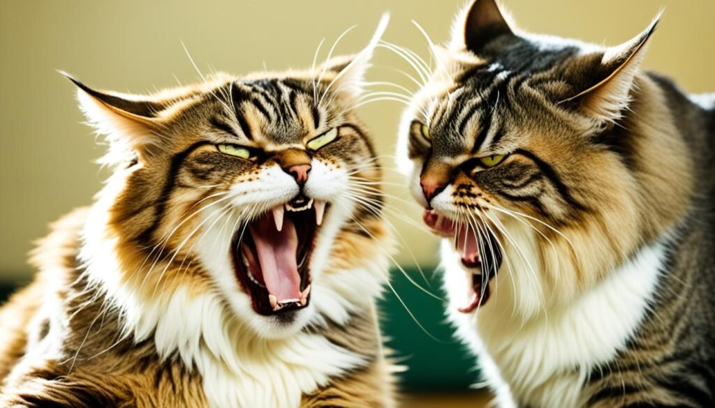 Identificar peleas entre gatos