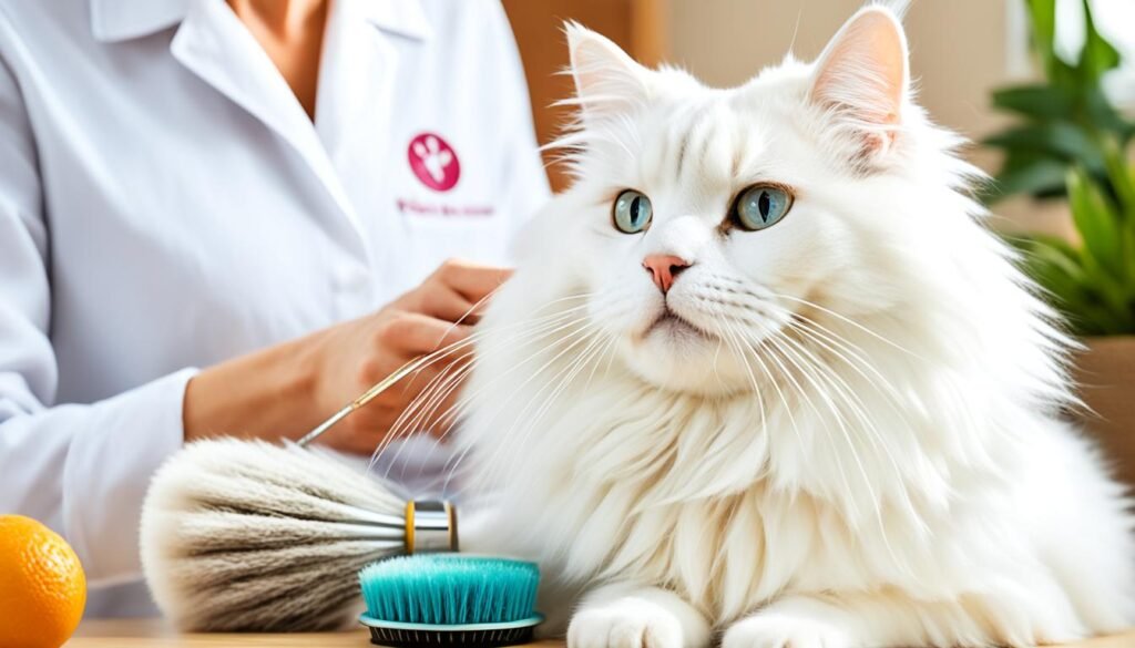 beneficios del cepillado regular para la salud del gato
