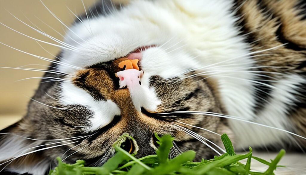 estimulación olfativa en gatos
