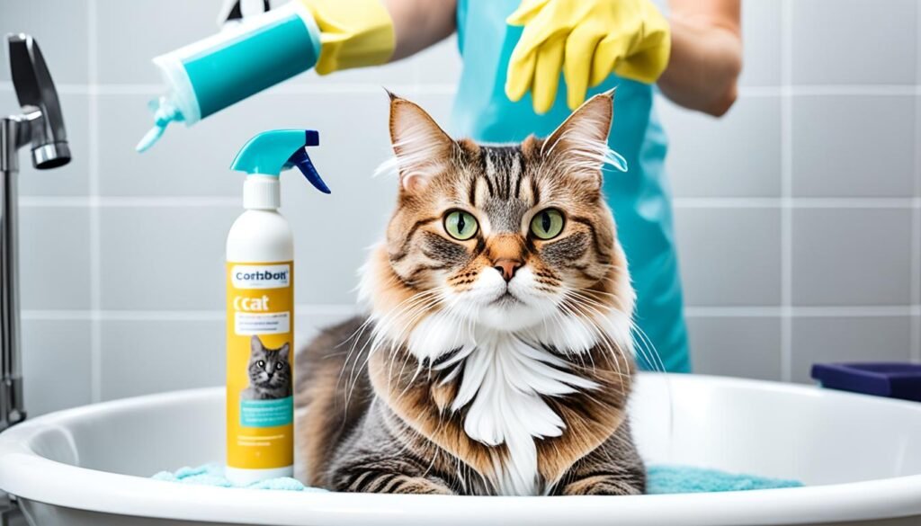 higiene para prevenir pulgas en gatos