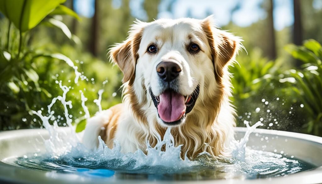 métodos de baño saludables para perros