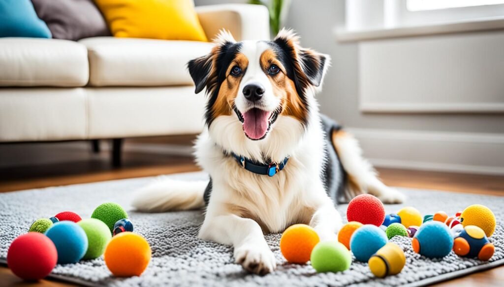 ambiente de juego seguro para perros