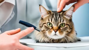 detectar la presencia de pulgas en un gato