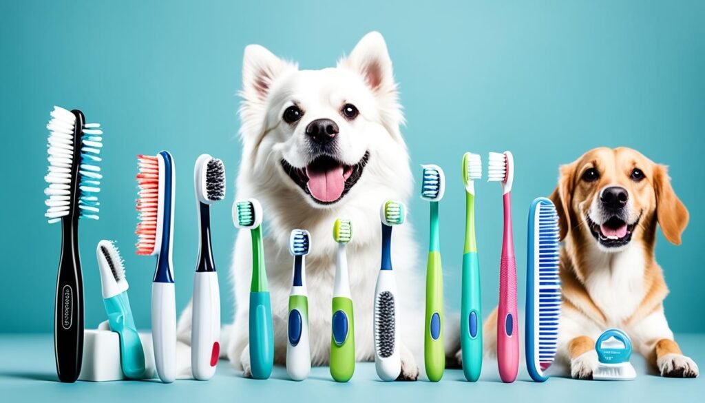 tipos de cepillos de dientes recomendados para perros