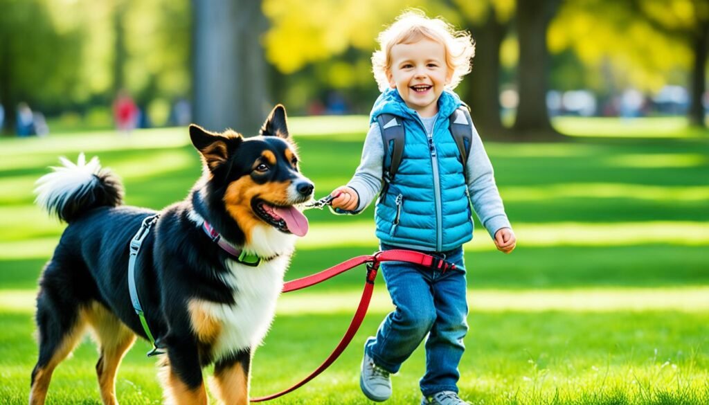 educación canina para niños