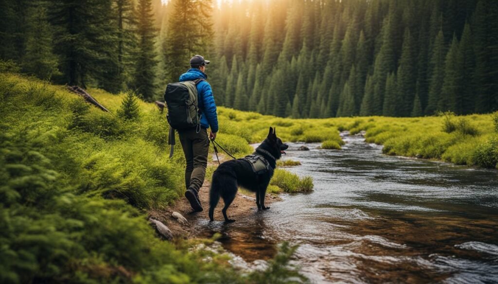 equipamiento para pasear con mi perro en la naturaleza