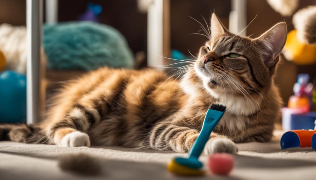 prevenir formación de bolas de pelo en los gatos