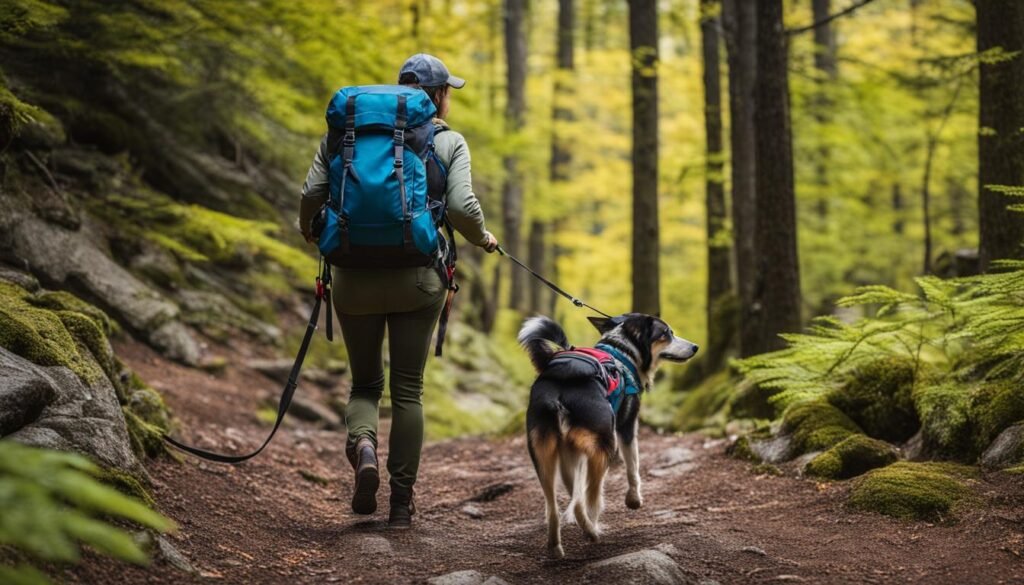 protección de mi perro en la naturaleza