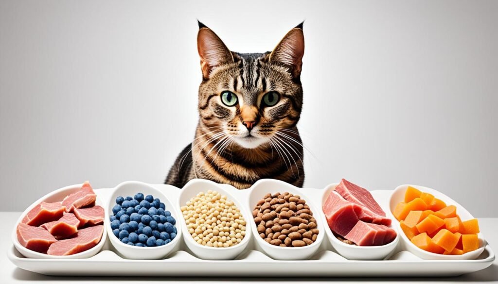 proteínas en la dieta de un gato