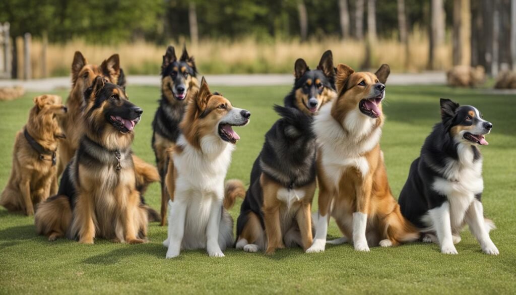 señales del lenguaje corporal canino durante la presentación