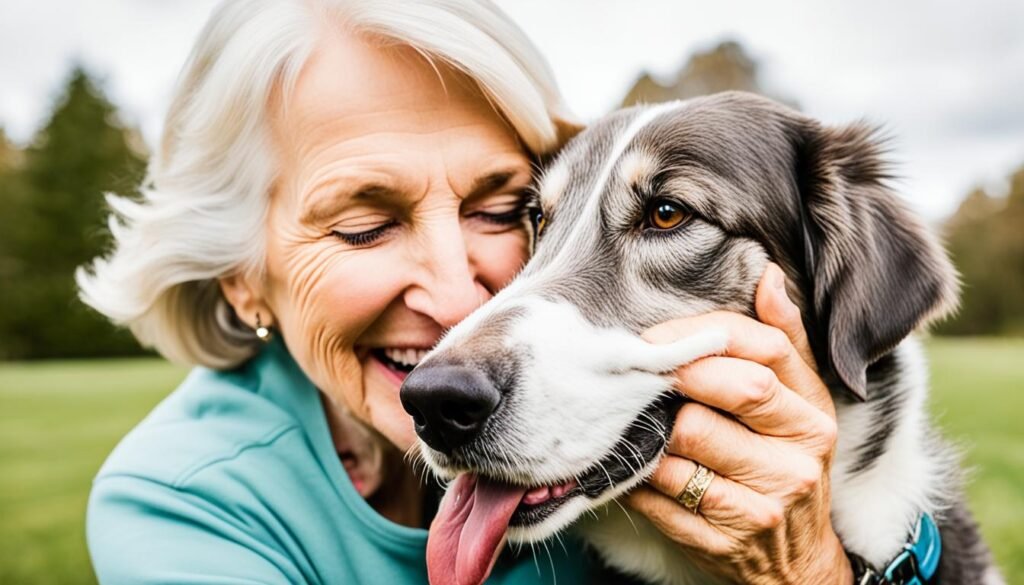 gestos de afecto en perros