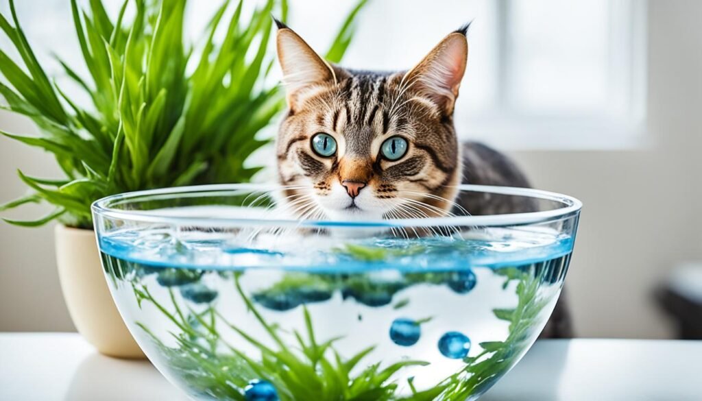 importancia del agua fresca para gatos