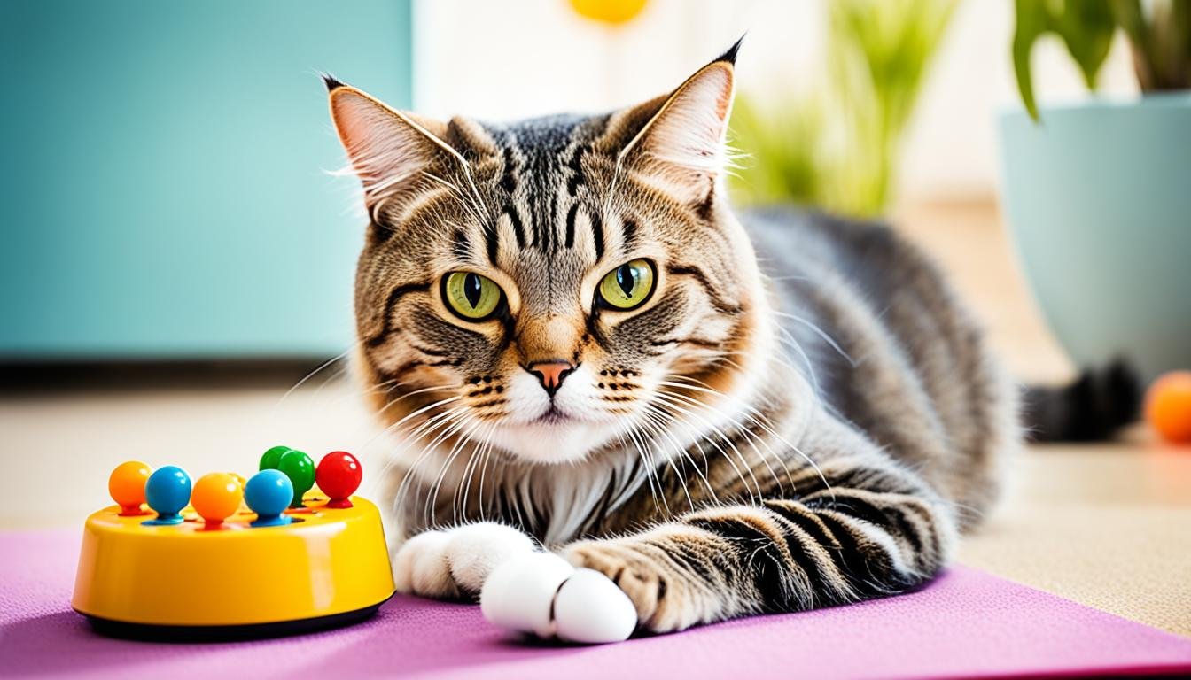 juegos en la terapia de juego para gatos