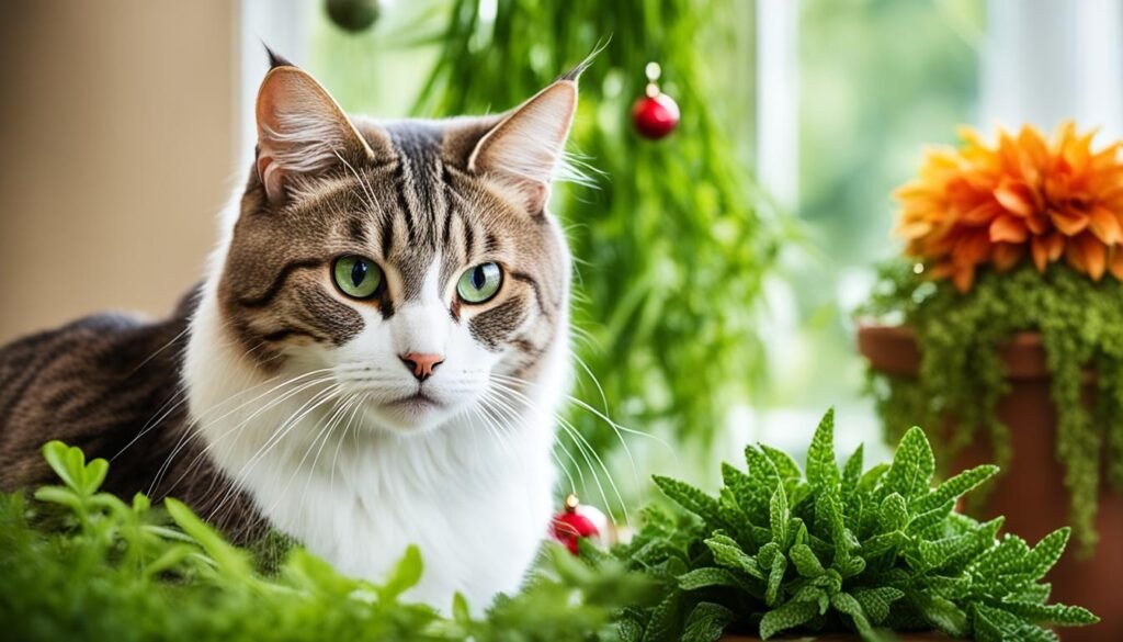 plantas de interior y adornos peligrosos para gatos