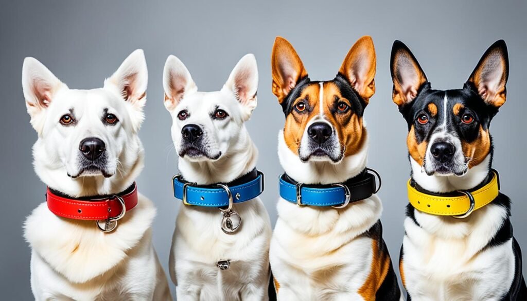 diferencia entre collar de nylon y collar de cuero para perros