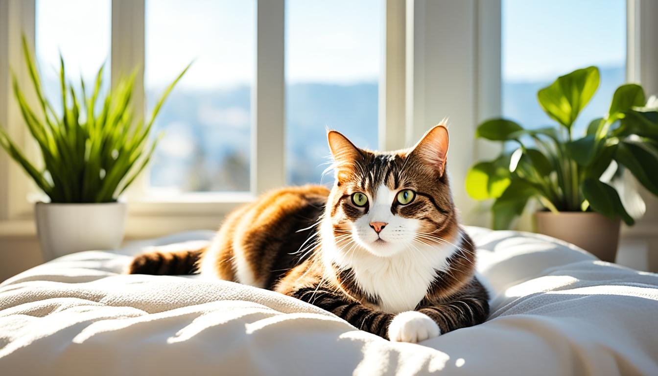 la mejor ubicación para colocar la cama de un gato en casa