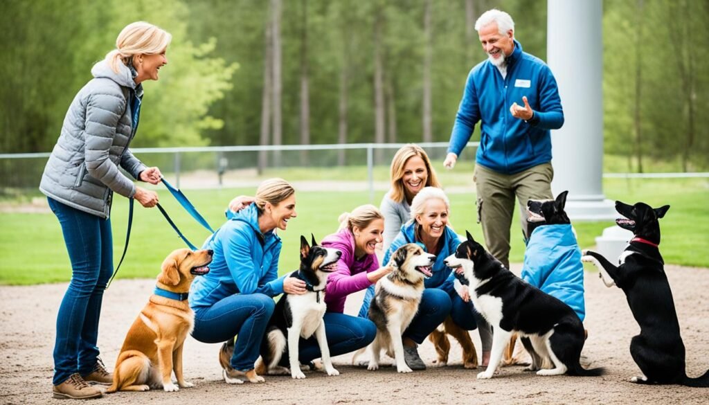 entrenadores profesionales en el adiestramiento canino