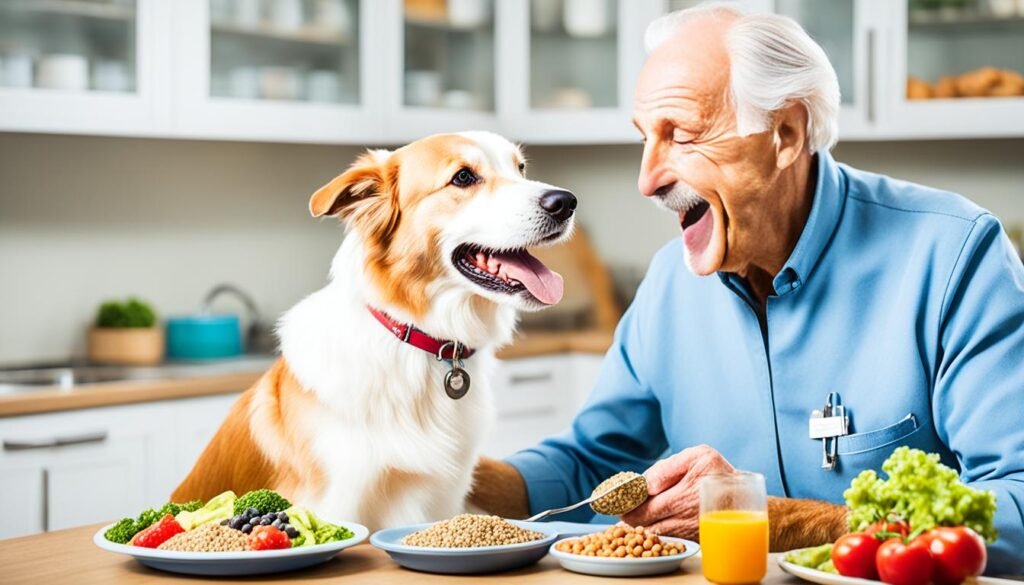 importancia de la nutrición en perros de edad avanzada